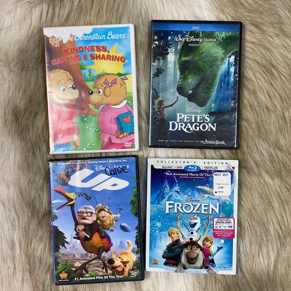 Childrens DVD Bundle - Blu-Ray Frozen, Disney Up, Disney Pete’s Dragon - Picture 2 of 6